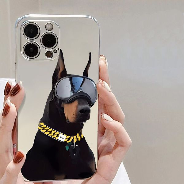 Cool DOG Designer Iphone Cases Capa de telefone popular para iPhone 14 Pro Max Plus 13 12 11 Xsmax Xr X 7p 8