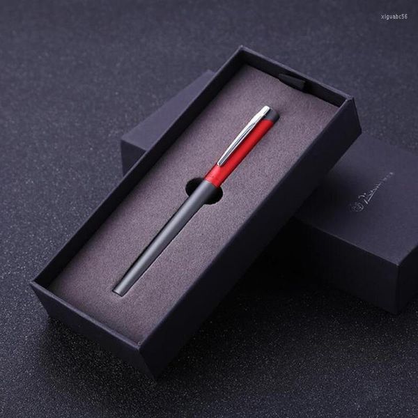 Пикассо Пимио 963 Metal Marie Curie Red Roller Ball Pen Perillable Professional Office Stationery Gift Box Home School Writing