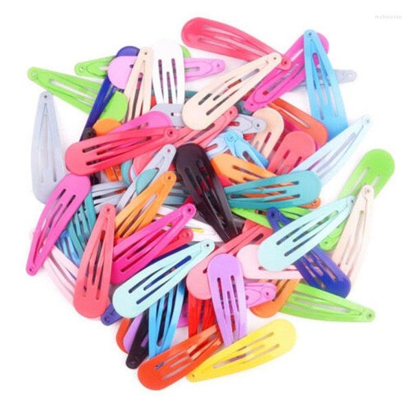 Accessori per capelli 20pcs Neonate Cute Snap Clip Donna Bambini Bambini Colore Forcina Pins BB Barrette