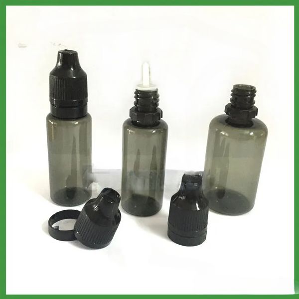 5ml 10ml 15ml 20m 30ml Garrafas à prova de adulteração Garrafa conta-gotas de plástico à prova de crianças Garrafas invioláveis com tampa Garrafas vazias ELiquid Tamper Bottle Wholesale