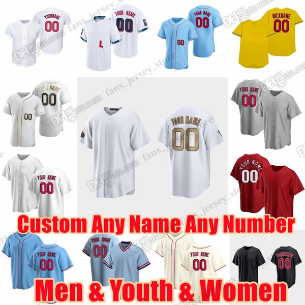 Custom S-6XL Paul DeJong Baseball Jersey Carlos Martinez Yadier Molina Adam Wainwright Paul Goldschmidt Albert Pujols Nolan Arenado Willson Contreras Jose Cruz