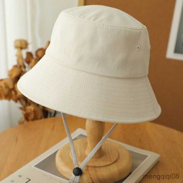 Cappelli a tesa larga 2023 Testa Donna Estate Taglie forti Cappello a secchiello Lady Beach Cappellino da sole Uomo Cotone Pescatore adulto 54-57 cm 58-61 cm R230607