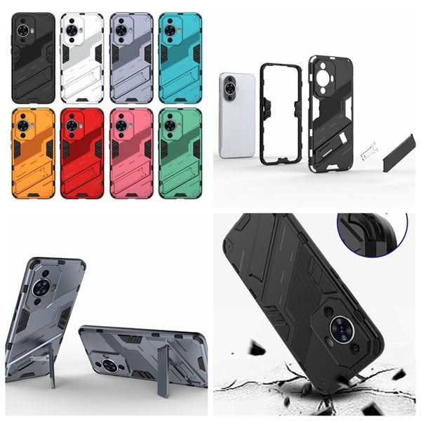 Impact Combo Defender Hard Holder Case für Huawei Honor 90 Nova 11 Pro I 11I One Plus ACE2 11R 11 CE3 Lite Samsung M54 Hybrid Layer PC TPU Armor Heavy Duty Phone Cvoer