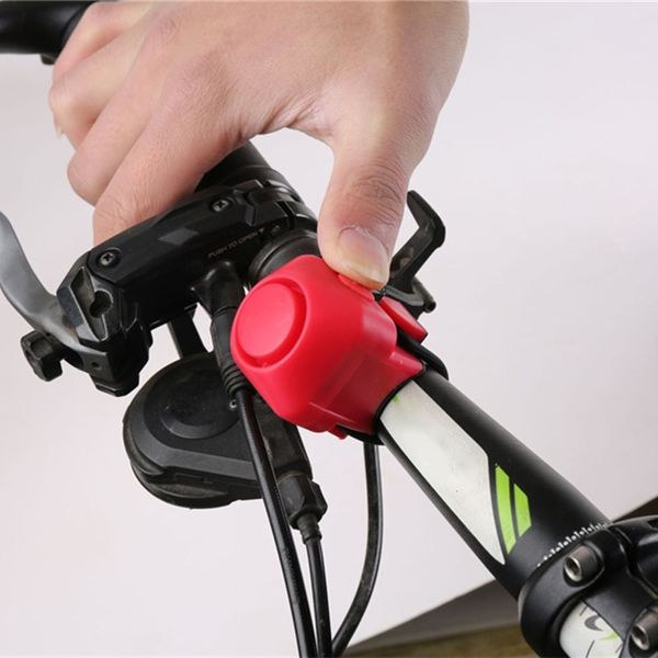 Clacson per bici Corno forte elettronico Avviso di sicurezza Campanello elettrico Manubrio per bicicletta Anello di allarme Accessori per ciclismo 230607