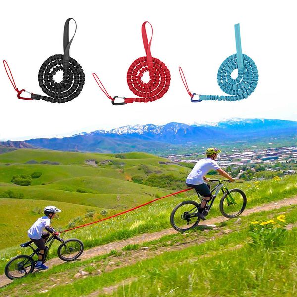 Gadget da esterno Bicicletta Traino Corda Trazione Mountain Bike Genitore Bambino Tirare Comodo rimorchio 230607