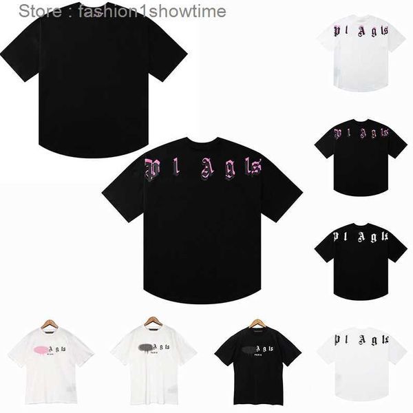 Tshirt Palms Summer Mens Женские дизайнеры T Rooms Tops Luxurys буквы хлопковые футболки одежда полов с коротки