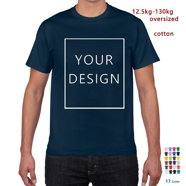 Camisetas masculinas Your OWN Design camiseta masculina Logotipo da marca/imagem camiseta masculina personalizada oversized 5XL 130kg DIY T shirt meninos Kid's Baby's YXXS Tshirt 230606