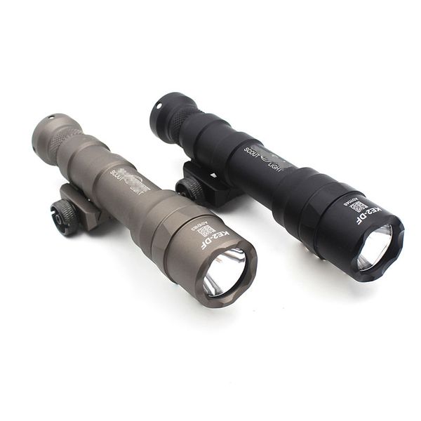 Sotac SF M600DF Scout Light Lanternas Táticas 1400 Lumens Surefir Scout Light Hunting Softair Mount Weapon Light