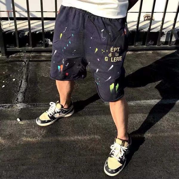 Shorts esportivos masculinos de grife 2023 roupas de marca de moda de verão estampadas calças curtas soltas respiráveis boxer de praia para homens