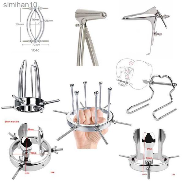 Nuovo regolabile Enorme Speculum anale Expander Plug anale Extender Dilatatore dell'ano vaginale Big Butt Plug Giocattoli del sesso per donne / uomini / coppie L230518