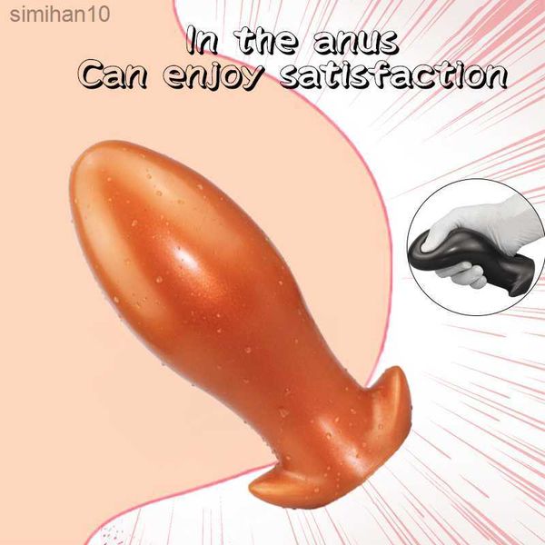 Soft Large Anal Butt Plug Analplug Dilatatore Prostata Massaggiatore Dildo Vagina Masturbatori Adulti Giocattoli sexy per uomini Donne Sexshop L230518