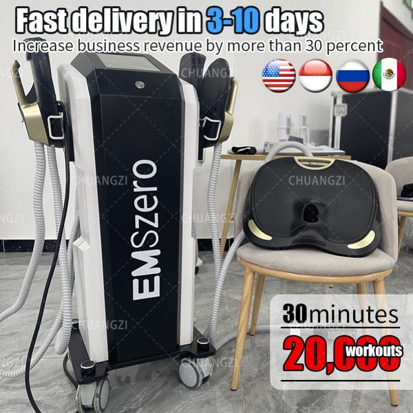 EMS Tesla Neo 6500W 14tesla Hi-Em Body Sculpt Machine Machine Nova мышечный стимулятор Оборудование для салона