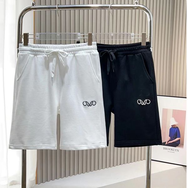 Badeshorts für Herren, Designer-Herren-Shorts, hochwertige dünne Shorts aus 100 % Baumwolle, dreidimensionale Logo-Tasche für Männer und Frauen, Viertel reine Farbe, kurze Shorts im Großhandel