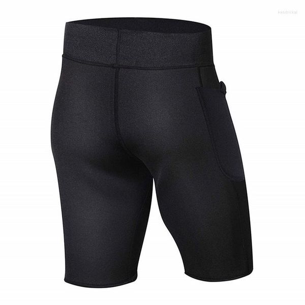 Aktive Shorts für Herren, Sauna, Skinny, lässig, Yogahose, schlankmachend, formend, Stretch, Körperschweiß