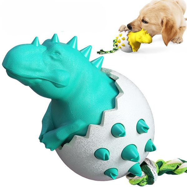 Собачья зубная щетка биомиметическая динозавр яичная собака зубной зубной стержень против грызки