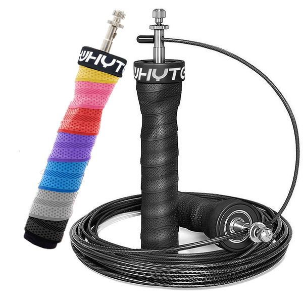 Springseile Fitness Speed Jump Rope Crossfit Springseile Gewichtetes Springen Excise Workout mit Kugellagern Anti-Rutsch-Griffen Ersatzseil 230607