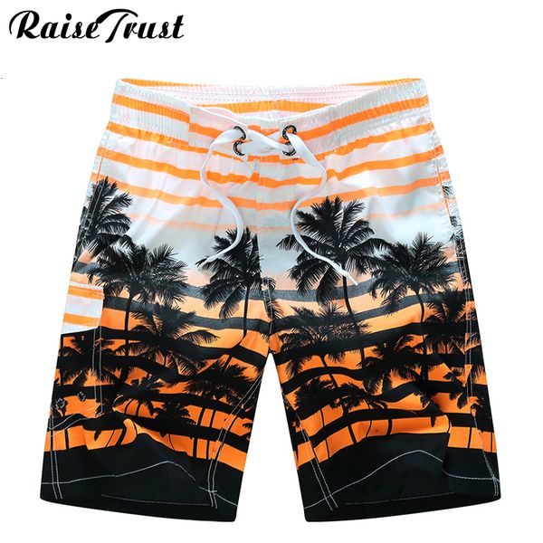 Pantaloncini da uomo Raise Trust Fashion Summer Pantaloncini da uomo Stampa 3D Albero di cocco a righe Praia Costumi da bagno per coppie Plus Size 6XL Pantaloncini da surf gay Spiaggia 230607