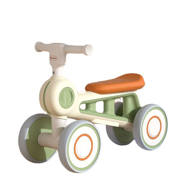 Balance Bike (para crianças) 1-3 anos de idade, andador infantil, bebê, quatro rodas, luge deslizante