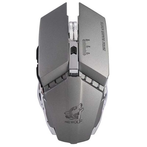 Mäuse Wireless Gaming X11 2024 Maus wiederaufladbar 2,4 g Wireless Stille LED USB optische Ergonomische Surfenmäuse für Laptop/PCSYW5 S