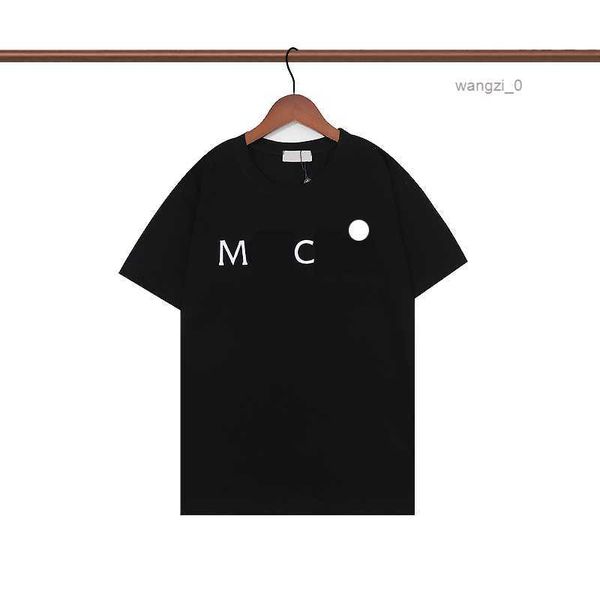 Mon Designer T-shirts Femininas Graphic Tees Emblema Bordado Polo t Shirt Summer Brand Cotton 42ye Ee8v