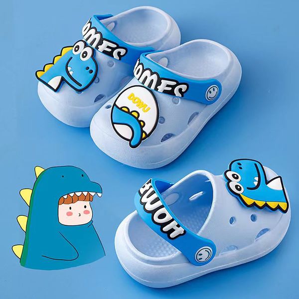 Sandalen Sommer Strand Sandalen Für Kinder Rutschfeste Cartoon Einhorn Dinosaurier Jungen Mädchen Schuhe Indoor Niedliche Hausschuhe Für Kinder Indoor Schuhe 230606