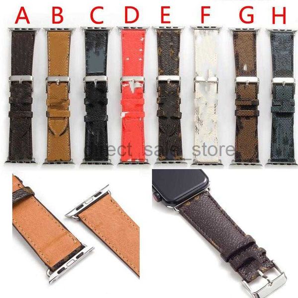 Роскошная Apple Watch Band 38 40 41 42 44 45 49 мм цветочные кожаные часы.