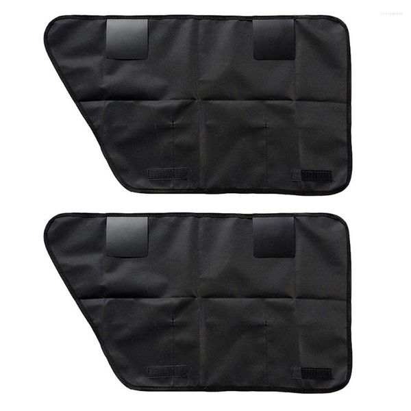 Capas para assento de carro para cachorro 2 pçs Mat Visor Acessórios resistente a arranhões Protetor de porta Almofada Janela Veículo para animais de estimação Pano Oxford para bebê