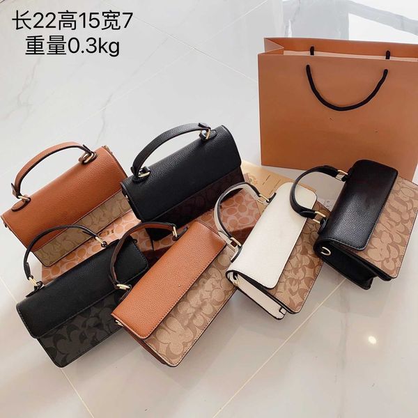 Bolsa de designer jantar 2023 novo couro genuíno portátil moda um ombro oblíquo straddle saco feminino flip órgão vara vinho deus sem caixa com poeira