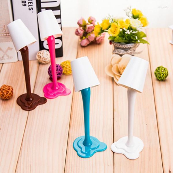 Creative Lamp Dual Acele Ballpoint Pen милый маленький ночной моделирование пластикового веселья для студенческих канцелярских товаров