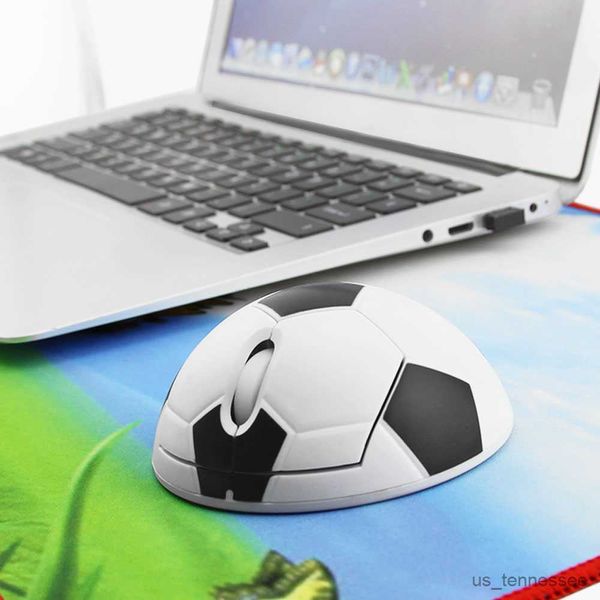 Mouse Mouse Mouse ottico senza fili Mouse ergonomico per computer Calcio Calcio Forma di pallacanestro Simpatici mouse da ufficio per PC per laptop Boy Gift