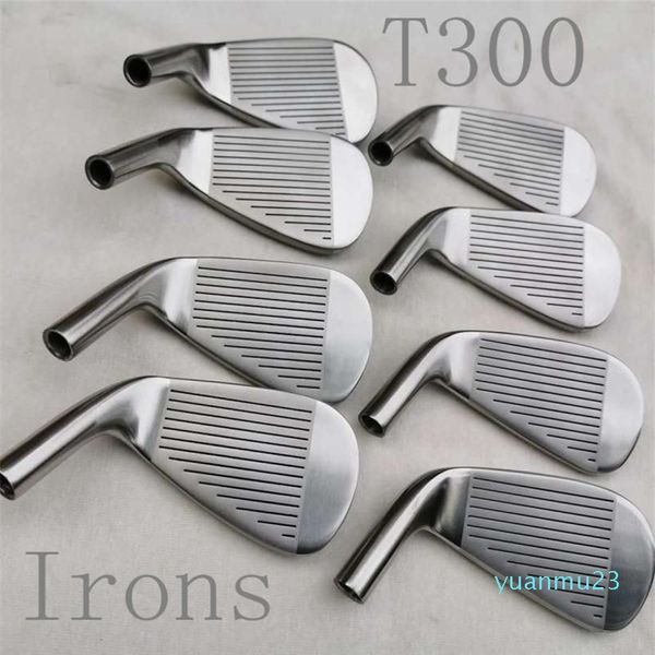 Mazze da golf Ferri T300 Set ferri da golf T300 49P48 RS Flex Asta in acciaio e grafite con coperchio della testa