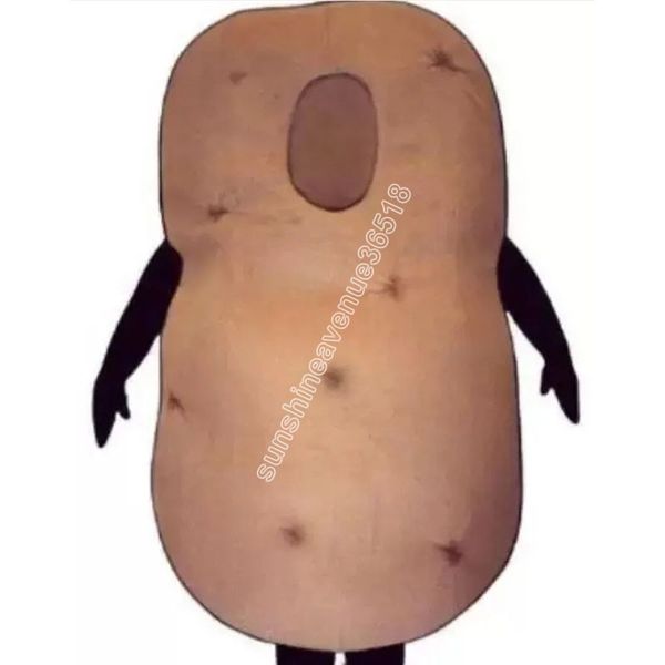 Benutzerdefiniertes Kartoffel-Maskottchen-Kostüm für Erwachsene, Top, Cartoon-Anime-Thema, Charakter, Karneval, Unisex-Erwachsene, Größe, Weihnachten, Geburtstag, Party, Outdoor-Outfit-Anzug