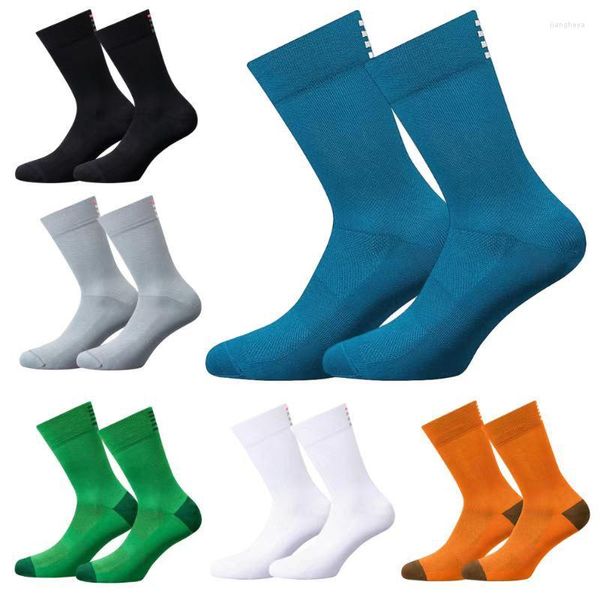 Sportsocken Stil bequem abriebfest atmungsaktiv Rennrad Männer Frauen Radfahren Calcetines Ciclismo Kompression Racing