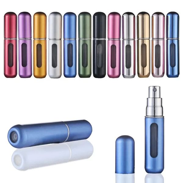 Ml portátil mini perfume recarregável com bomba de perfume spray recipientes cosméticos vazios garrafa atomizador para ferramentas de viagem