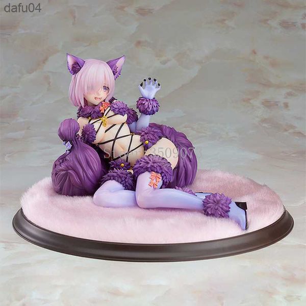 12 cm Fate/Grand Order Sexy Anime Figur Mash Kyrielight Action Figure Shielder Dangerous Beast Figur Erwachsene Modell Puppe Spielzeug L230522