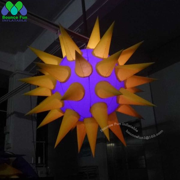 1.5m LED Aydınlatma 16 Modlar Şişme Star Balonları Değiştirme Gece Kulübü veya Sahne Dekorasyonu için Dekorasyon için Dekorasyon
