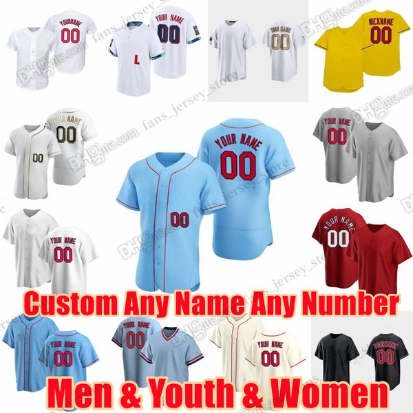 Benutzerdefinierte S-6XL Paul DeJong Baseball Jersey Ron Gant Keith Hernandez Jason Isringhausen Jim Kaat Tim McCarver Terry Pendleton Placido Polanco Jack Flaherty