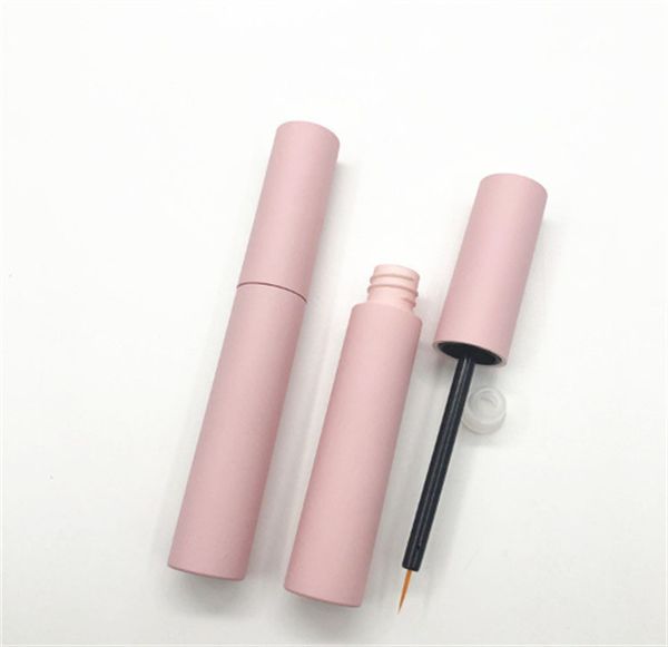 Tubos de brilho labial vazios de 10 ML Recipiente de plástico rosa para cosméticos recarregável Faça você mesmo Rímel Delineador Cílios Tubo líquido JL3290