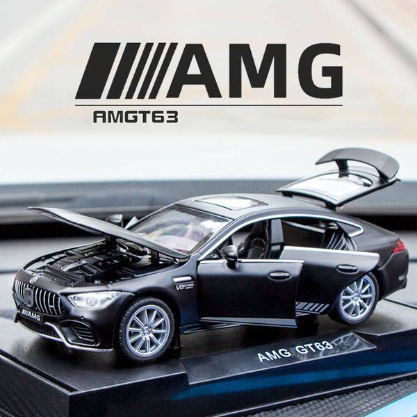 Diecast Model 1 32 AMG GT63 V8 lega auto fonde sotto pressione veicoli giocattolo giocattoli educativi per bambini regali ragazzo 230605