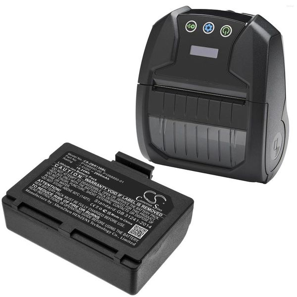 Оригинальный Zebra Zr138 80 мм мини -портативный Android Mobile Bluetooth Thermal Sarmcode Printer