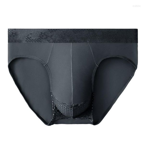 Cueca Cueca Escrotal Cueca Masculina Shorts Modal Fino Seda Gelo Respirável Malha Sexy