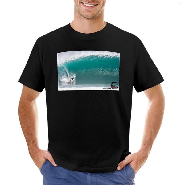 Polos Masculinos Banzai Pipeline Hawaii Surf T-Shirt com Po T-Shirt Personalizada T-Shirt Graphic For Men