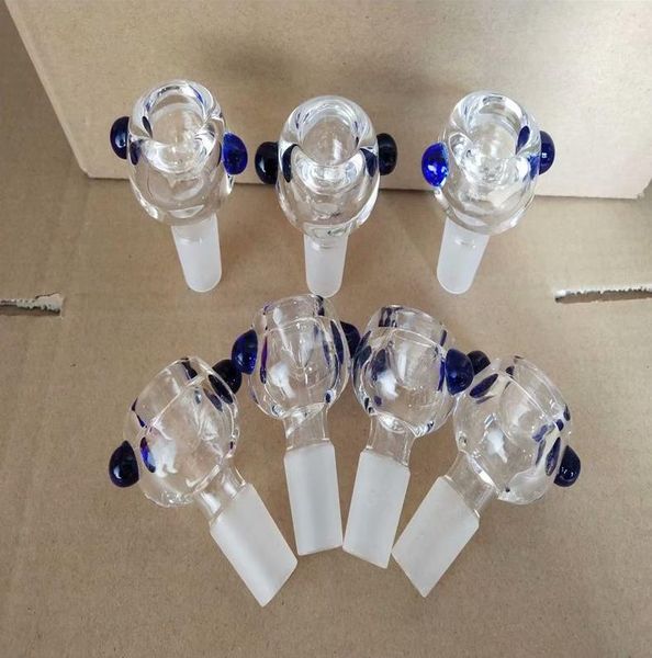 Fabricação de cachimbos bongos Narguilé soprado à mão Novo adaptador de bulbo de vidro espesso