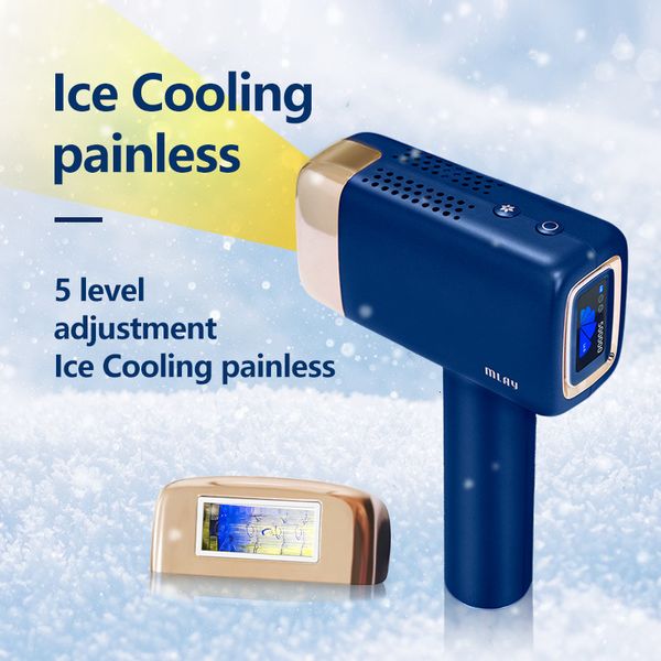 Эпилятор Mlay T14 лазерная заменяемая линза Ice 02S Охлаждение IPL Безболезненный лобковой снятие волос Wome Home Appliance 230606