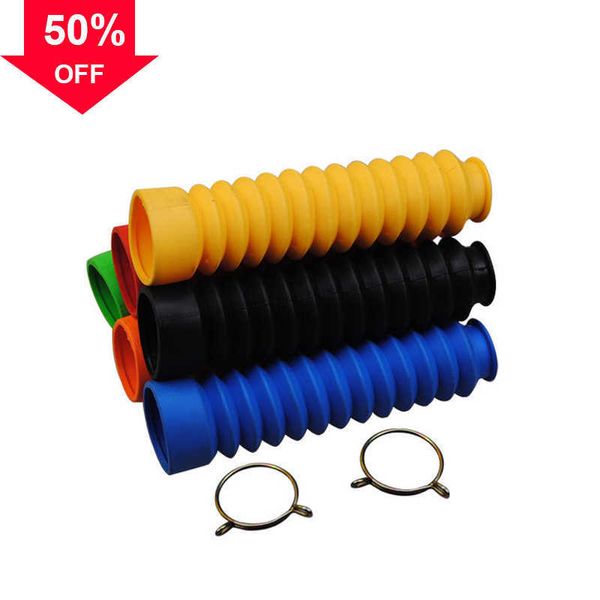 Nuovo 2Pcs Moto Forcella Anteriore Copertura Ghette Gators Boot Shock Protector Parapolvere per Off Road Pit Dirt Bike Motocross dio urti