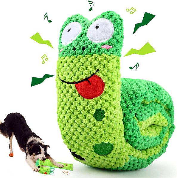 Squeak Dog Toys Stress Release Game Dog Puzzle Toy IQ Training Dog Snuffle Toys Adequado para cães pequenos, médios e grandes