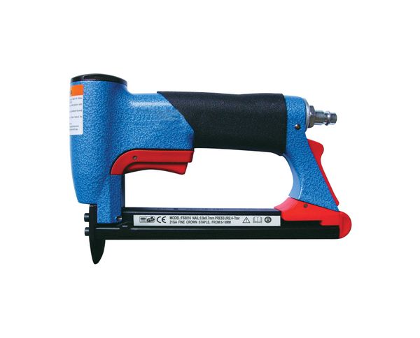 Spijkerpistolen 1/2 Polegada grampeador de ar pneumático nailer ferramenta grampeador fino para móveis azul nailer ferramenta 416mm carpintaria pneumática energia ar