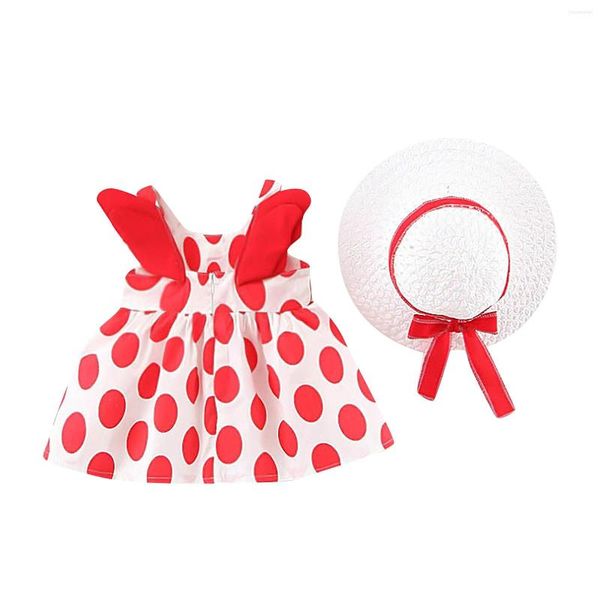 Девушка платья 2pcs/Set Summer Baby Back Wings День рождения вечеринка по случаю дня рождения