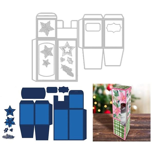 Stamping 2022 Christmas Metal Taring Muore Borse Borse Borse Box Box Accessori Scrapbooking Accessori per cuscine