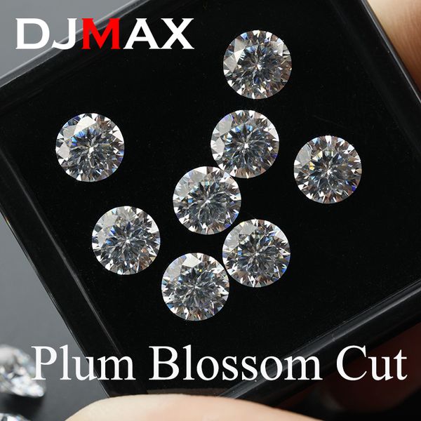 Diamanti sciolti Taglio a fiore di prugna Pietre sciolte Real 0.5-5ct D Color Sakura Cut Gemstone Pass Diamond Tester con GRA 230607
